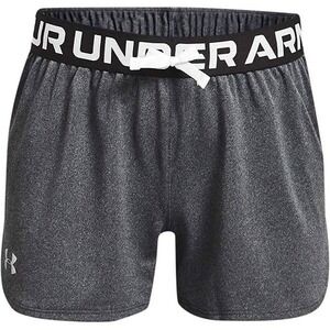 Under Armour Girls Play up Shorts, XSmall Grey Heather